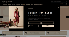 Desktop Screenshot of capodarte.com.br